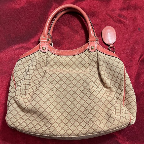 Gucci Diamante Fabric Hobo, Pink Leather - Picture 2 of 5